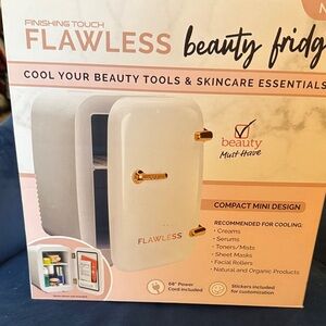 Flawless White Mini Beauty Fridge - Cooling Skincare Organizer